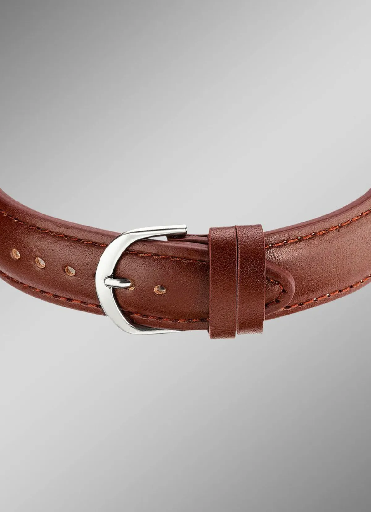 New MASTER TIME Funk-Herrenuhr mit Lederband und sprechender Zeitansage