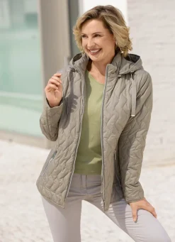 Online BADER Funktionsjacke mit abnehmbarer Kapuze KHAKI