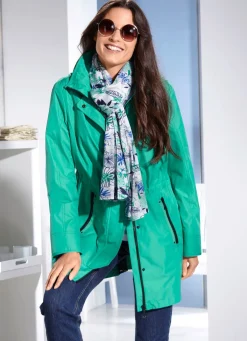 Clearance BADER Funktionsjacke mit abnehmbarer Kapuze SMARAGDGRÜN