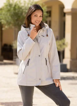 Online BADER Funktionsjacke mit abnehmbarer Kapuze CREME