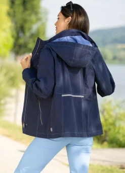 Clearance BADER Funktionsjacke mit abnehmbarer Kapuze NAVY