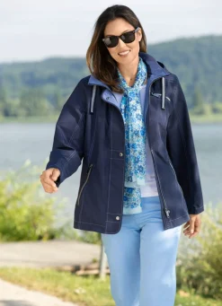 Clearance BADER Funktionsjacke mit abnehmbarer Kapuze NAVY