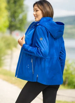 Hot BADER Funktionsjacke mit abnehmbarer Kapuze ROYALBLAU