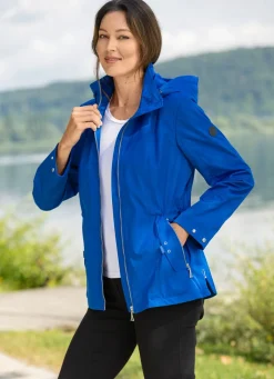 Hot BADER Funktionsjacke mit abnehmbarer Kapuze ROYALBLAU