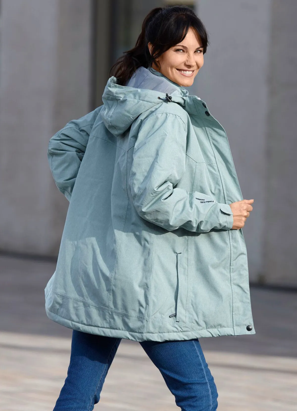 Discount BADER Funktionsjacke mit abnehmbarer Kapuze MINT