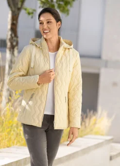 Best BADER Funktionsjacke mit abnehmbarer Kapuze VANILLE