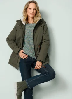 Clearance BADER Funktionsjacke mit fester Kapuze OLIV