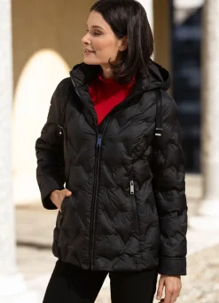 Hot BADER Funktionsjacke mit geklebten Kammern SCHWARZ