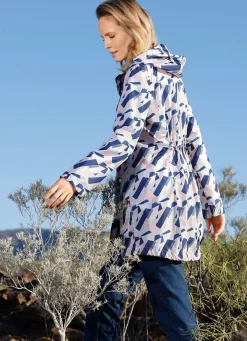 New BADER Funktionsjacke mit grafischem Druckdessin ROSÉ-ROYAL