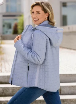 Online BADER Funktionsjacke mit interessantem Stepp BLEU