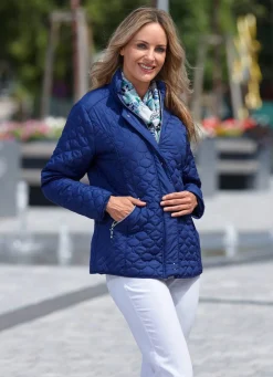 Outlet BADER Funktionsjacke mit interessantem Stepp SAPHIRBLAU