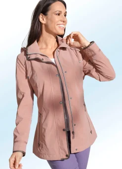 Best BADER Funktionsjacke mit PU Beschichtung ROSENHOLZ