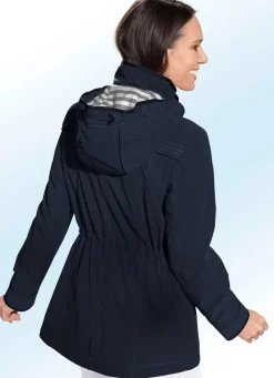 Online BADER Funktionsjacke mit PU Beschichtung NAVY