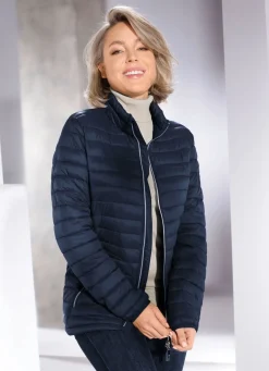 Outlet BADER Funktionsjacke mit 2-Wege-Reißverschluss MARINE