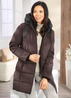 Hot BADER Funktions-Longparka mit angeschnittener Kapuze TORF