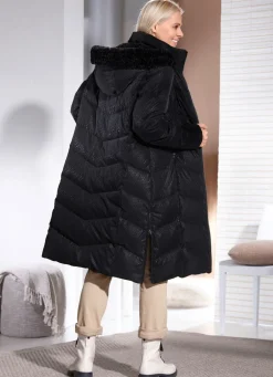 Clearance BADER Funktionsmantel im Puffer-Style SCHWARZ
