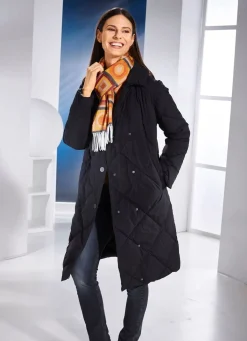 Discount BADER Funktionsmantel mit Rautenstepp SCHWARZ