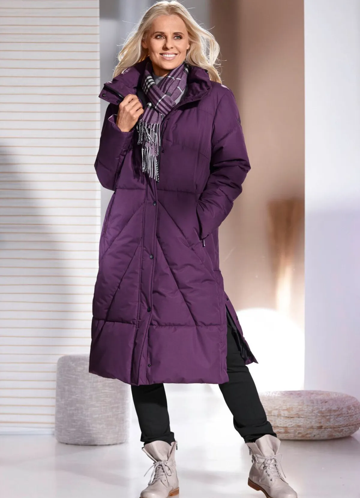 Clearance BADER Funktionsmantel mit verstaubarer Kapuze AMETHYST