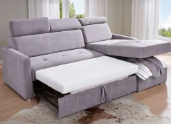 Best BADER Funktions-Polsterecke mit Bettkasten GRAU