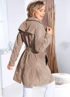 Hot BADER Funktions-Trenchcoat mit Gürtel KARAMELL