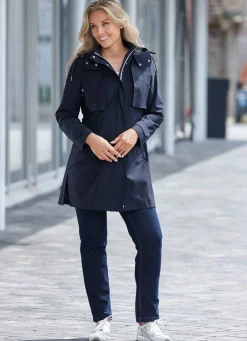 Outlet BADER Funktions-Trenchcoat mit Gürtel NACHTBLAU