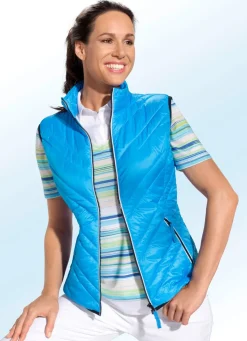 BADER Funktionsweste mit Diagonalstepp AQUA
