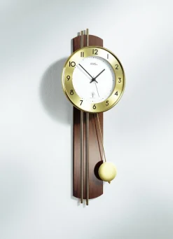 Clearance BADER Funk-Wanduhr NUSSBAUM