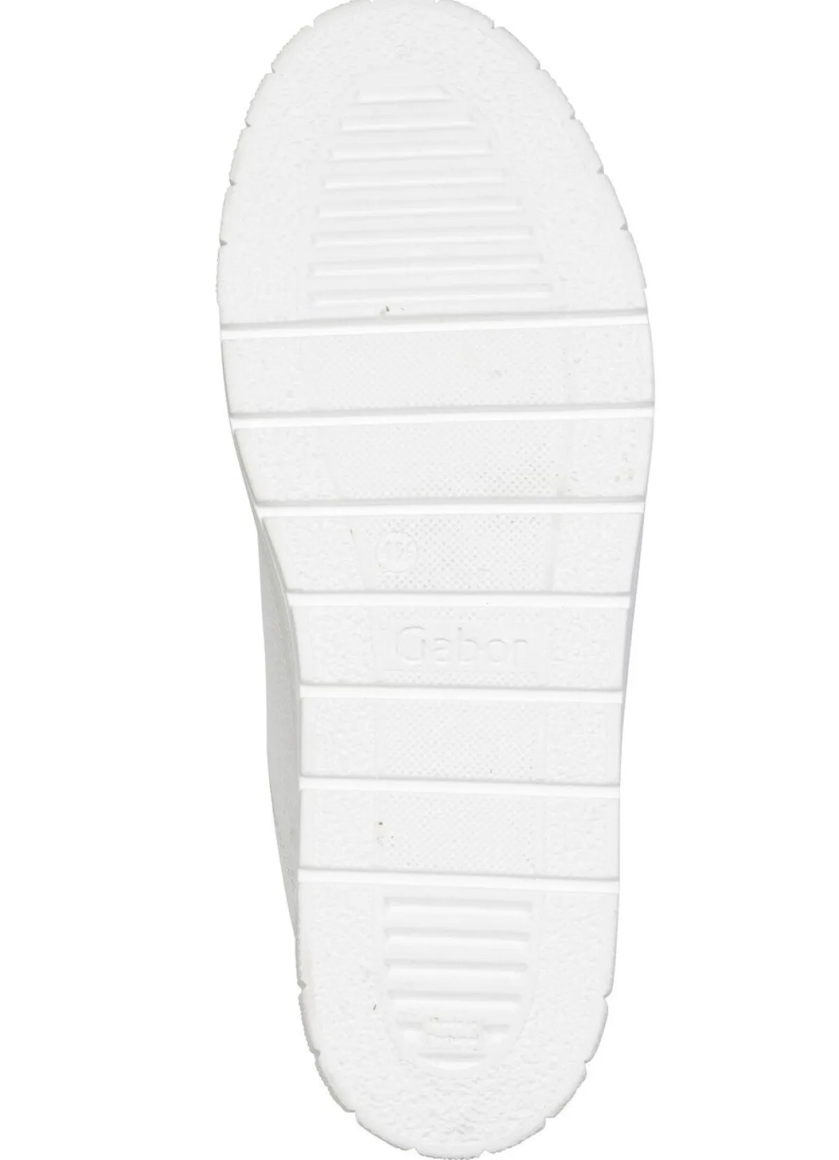 Sale Gabor , modische Damen-Sneaker, Weite H, mit herausnehmbarem Fußbett WEISS-SILBER