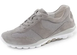 Clearance Gabor , sommerlicher Damen-Sneaker, mit herausnehmbarem Fußbett GRAU