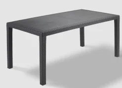 Outlet BADER Gartenmöbel-Serie mit attraktivem Rattan-Dekor ANTHRAZIT