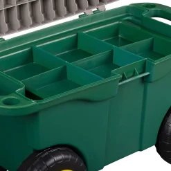 Outlet BADER Garten-Rollwagen mit Box grün-grau-gelb