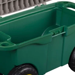 Outlet BADER Garten-Rollwagen mit Box grün-grau-gelb