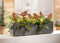 Online BADER Gartenstecker "Vögel", 6-teilig ROST