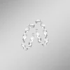 BADER Gedrehte Creolen in edlem Silber 925/- fein