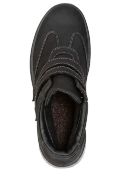 Sale BADER Gefütterte Damen-Boots, Winterschuhe, Weite H, mit Plüsch SCHWARZ