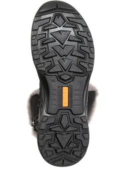 Outlet BADER Gefütterte Damen-Boots, Winterschuhe, Weite H, mit Reißverschluss SCHWARZ