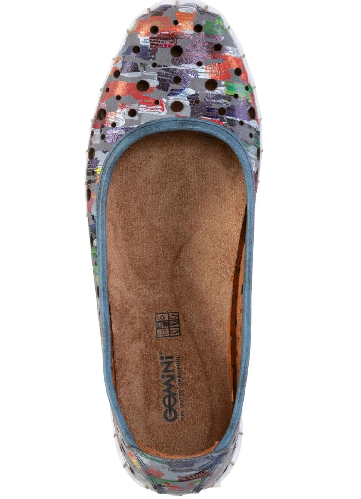 Outlet Gemini Ballerina mit luftigen Durchbrüchen JEANS