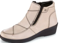 New Gemini , bequeme Damen-Boots, Weite H, mit herausnehmbarem Fußbett KIESEL