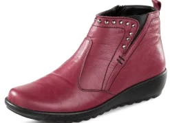 Online BADER Gemini, bequeme Damen-Boots, Weite G, mit herausnehmbarem Fußbett BORDEAUX