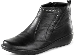 Outlet BADER Gemini, bequeme Damen-Boots, Weite G, mit herausnehmbarem Fußbett SCHWARZ