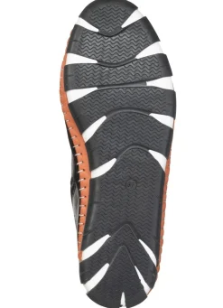 Discount Gemini , bequeme Damen-Boots, Weite G, mit herausnehmbarem Fußbett SCHWARZ-COGNAC