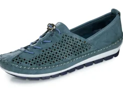Sale Gemini , bequeme Damen-Slipper, Weite G, mit herausnehmbarem Fußbett JEANS