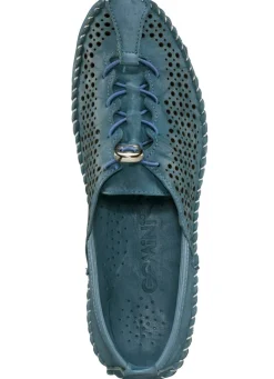 Sale Gemini , bequeme Damen-Slipper, Weite G, mit herausnehmbarem Fußbett JEANS