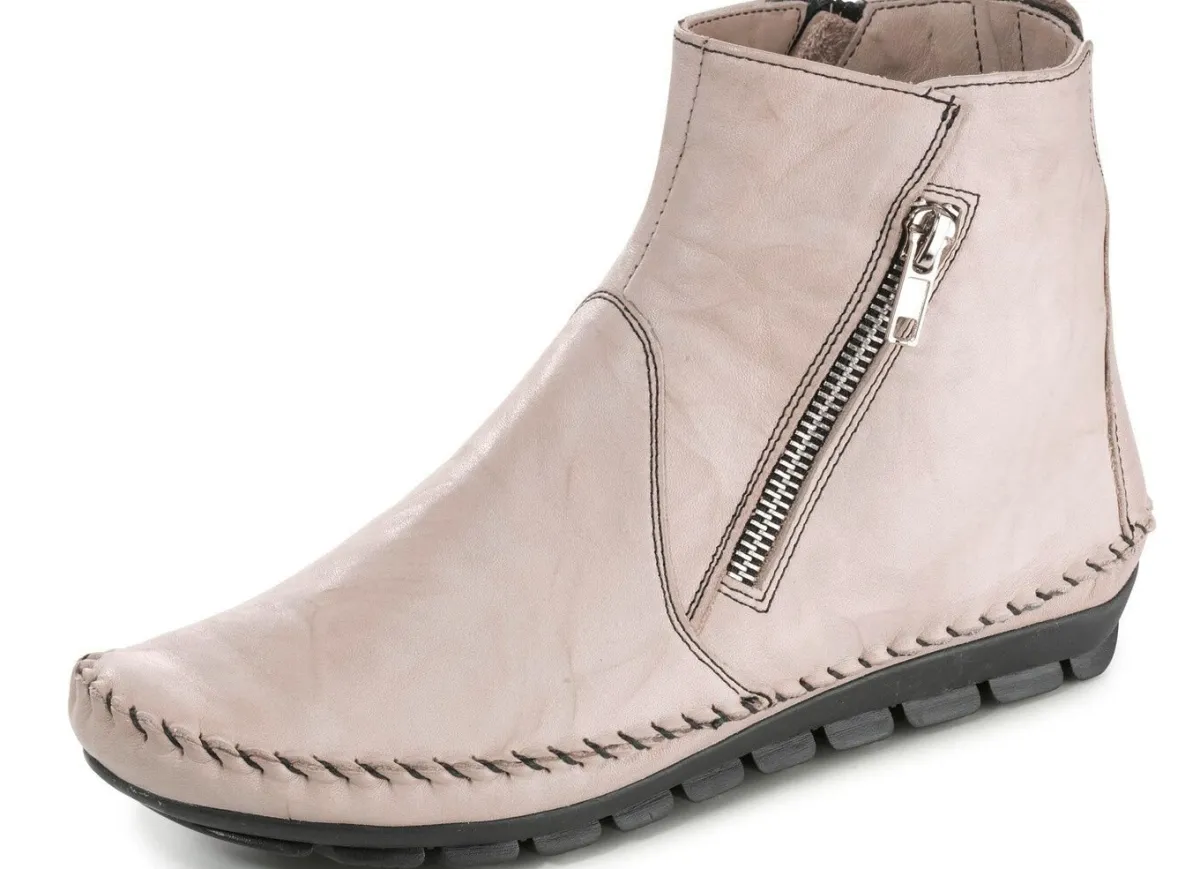 Sale Gemini , bequeme Damen-Stiefeletten, Weite G, mit herausnehmbarem Fußbett KIESEL