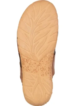 Best Gemini , klassische Damen-Clogs, Weite G, mit Gummizug BRAUN-MULTI