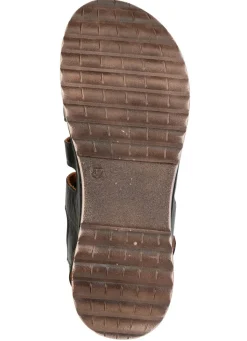 Discount Gemini , klassische Damen-Sandalen, Weite G, aus Leder SCHWARZ
