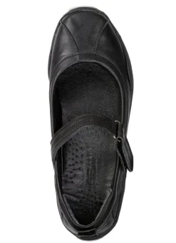 Online Gemini , klassische Damen-Slipper, Weite G, mit herausnehmbarem Fußbett SCHWARZ