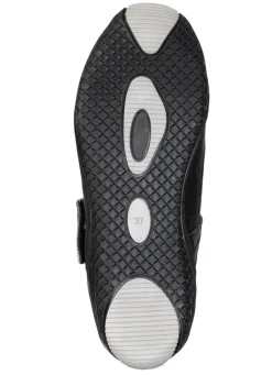 Online Gemini , klassische Damen-Slipper, Weite G, mit herausnehmbarem Fußbett SCHWARZ