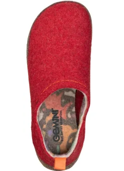Discount BADER Gemini, komfortable Damen-Hausschuhe, Weite G, mit herausnehmbarem Fußbett ROT
