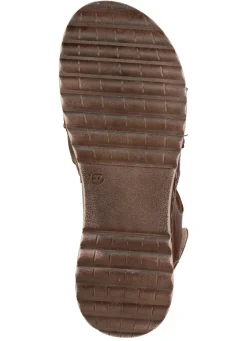 Sale Gemini , leichte Damen-Sandalen, Weite G, aus Leder BRAUN